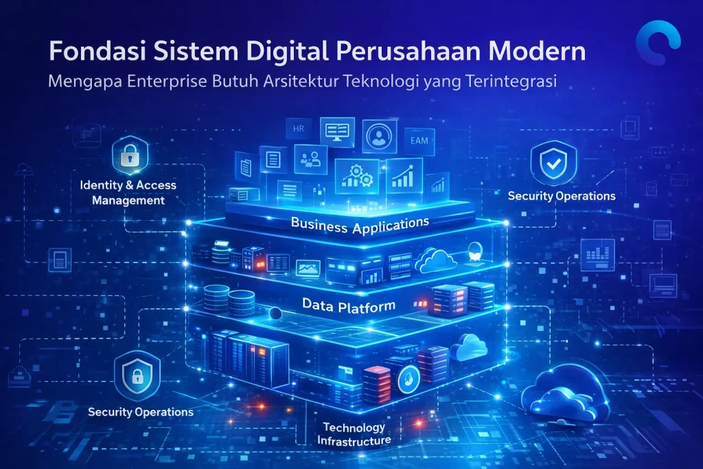 diagram arsitektur teknologi enterprise terintegrasi